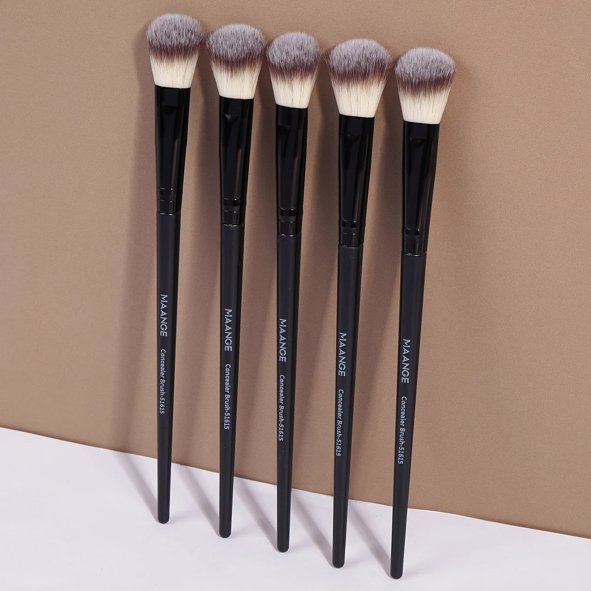 MAANGE 5 Stück makellose Gesichts-Make-up-Pinsel, weiche Borsten, Make-up-Details, Pinsel für Concealer, Kosmetik, Make-up-Werkzeug für Schönheit