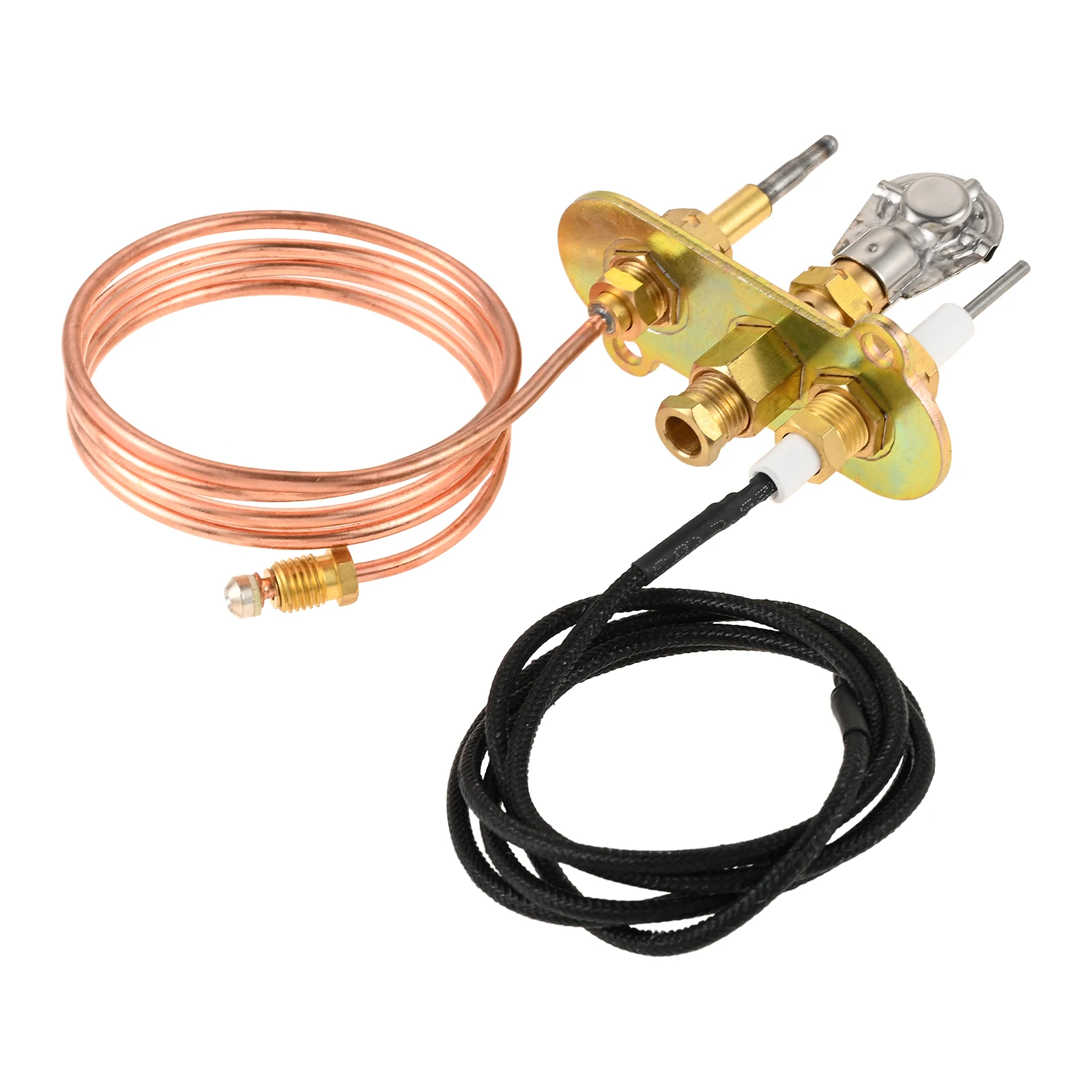 1 Kit Flüssiggas M8*1 Thermoelement + Zündung 900 mm Pilotbrenner-Set für Kamin-/Thermoelement-Gas-Warmwasserbereiter-Ersatz Image