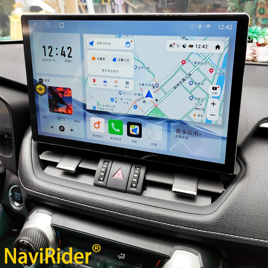 Android-Bildschirm AC-Panel für Toyota Rav4 5 xa50 2018 2019 2020 2021 2022 2023 Autoradio Multimedia-Player Stereo GPS Carplay Auto Image