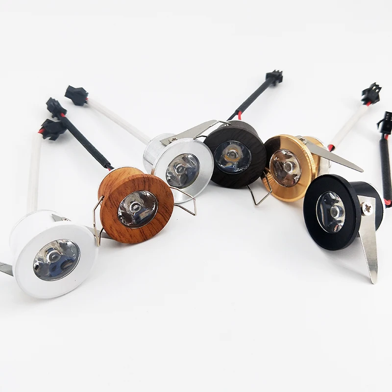 10 Pcs Dimmbar 1W 3W Mini Led-strahler Decke Kleine Einbau Spot Licht Schmuck Schaufenster Lampe 110V 220V 230V