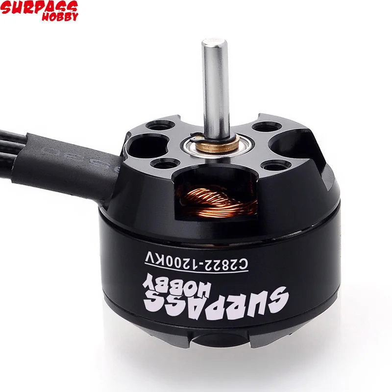 SURPASS HOBBY 2204 C2822 1200KV 1400KV 4-poliger bürstenloser Motor für RC 3D-Flugzeug Starrflügel Cessna