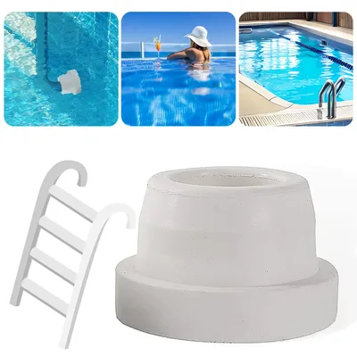 Pool leiters ch lauch in der Stecker-Stoßstangen kappe Universal-Gummi-Inground-Poolleiter-Stoßstangen für den Inground-Pool