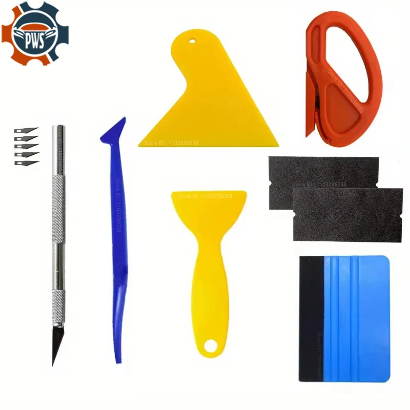 Neue Kleine Schaber Für Auto Fenster Film Auto Vinyl Wrap Tool Kit Glas Reinigung Kann Für Handy Film Auto Zubehör