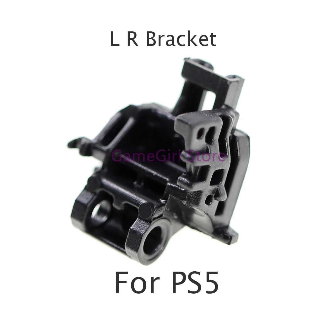2 stücke Schwarz Kunststoff L2 R2 Trigger-Taste Rahmen Unterstützung L R Halterung Halter Für Playstation 5 PS5 Controller Ersatz Image