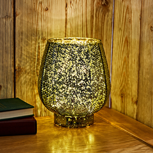 Windlicht mit LED-Lichterkette Eldo Image