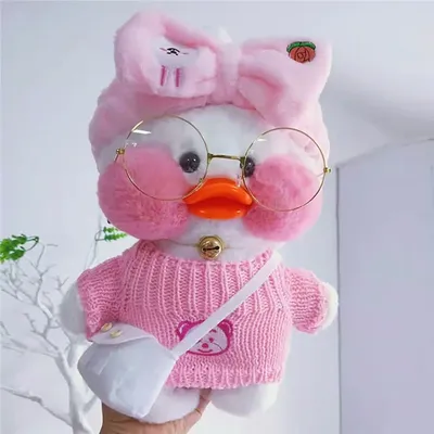 30cm kawaii cosplay yellow Duck plush toys Cute Stuffed Duck Lalafanfan mimi Duck Hug Animals Toys Soft Plushies Children Toys