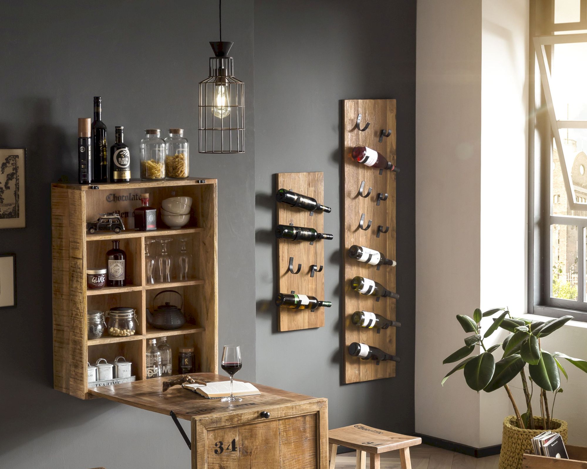 SIT »Romanteaka« Weinregal 33x148x11 cm