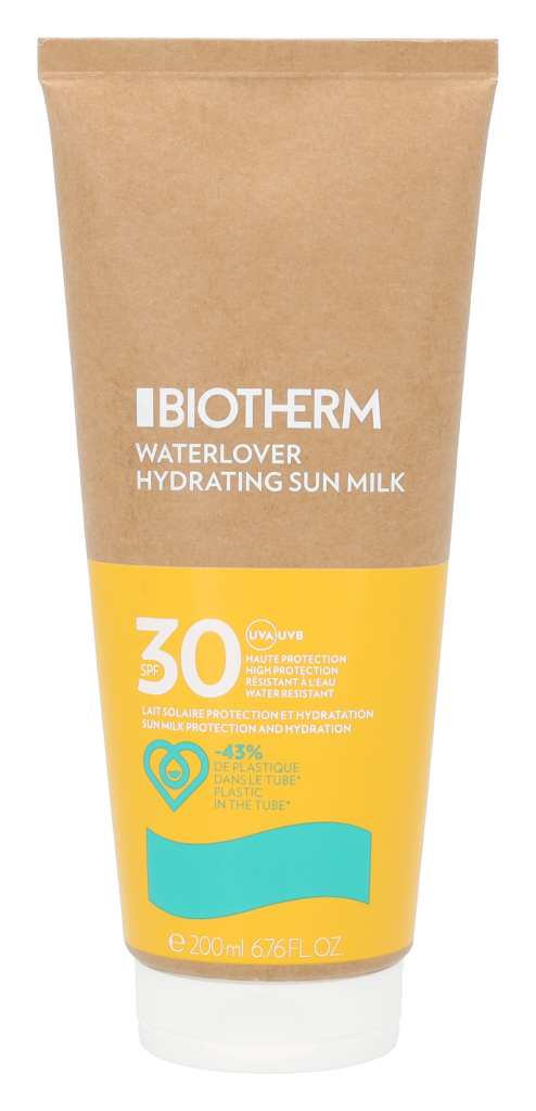 Biotherm Waterlover Hydrating Sun Milk Tube SPF30 200ml. Image