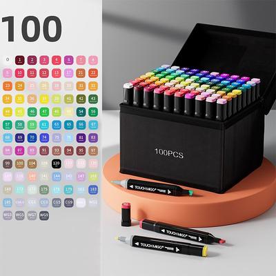 100/120/168 Colors Markers Dual Tips Permanent Art Markers Pen Highlighter Pen Sketch Markers for Painting Sketching Back to School