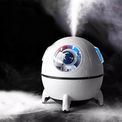 Small Humidifier with USB Charging Space Cabin Design Aromatherapy Essential Oils and Night Light Ideal Gift