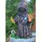 Halloween-Garten-Snjiaheim-Dekoration, Star Wars-Figuren, Zwerge, Gartendekorationen, Snjiaheim-Rasenskulptur, Harzfigur, machen Sie Ihren Garten voller Geheimnisse, Halloween-Terrasse