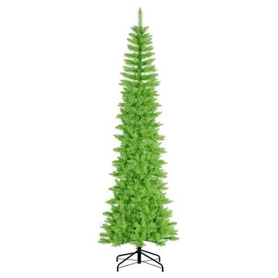Vickerman 761359 - 6.5' x 28" Lime Pencil Tree Unlit Artificial Christmas Tree Christmas Tree (K242865)