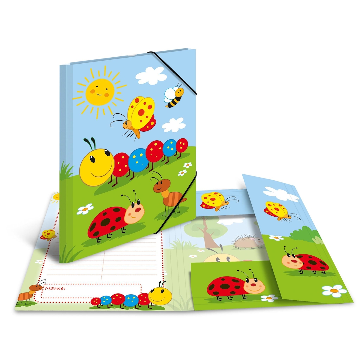 HERMA 19784 HERMA Eckspannermappe "Frieda & Friends", Karton, DIN A4 Image