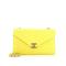 Chanel Leather Shoulder Bag: Yellow Bags