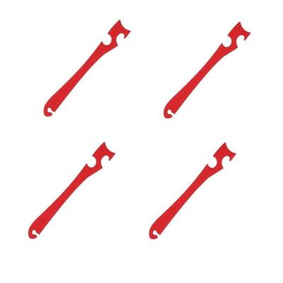 4 Pcs Silicone Oven Rack Push Pull Tool with Longer Handle, Shelf Puller for Air Fryer Toaster Ovens