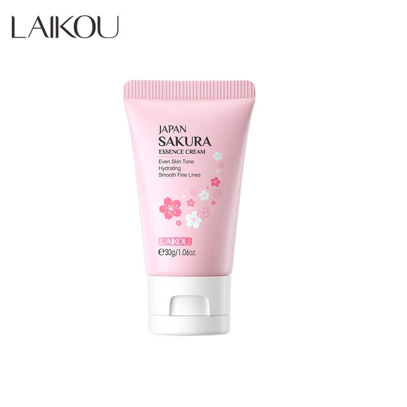 LAIKOU 30g Japan Sakura Essence Gesichtscreme Hydrate Feuchtigkeitsspendende Kirschblüten Erfrischende Essenz Gesichtslotion Koreanische Hautpflege Image