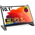 Schermo portatile Raspberry Pi da 7 "10.1" 1024x600 Monitor Touchscreen HDMI IPS per Raspberry Pi 5/4/3/2/Zero/B/B + Win11/10/8/7