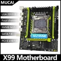 La scheda madre MUCAI X99 P4 LGA 2011-3 supporta il processore Intel Xeon a quattro canali DDR4 RAM NVME M.2