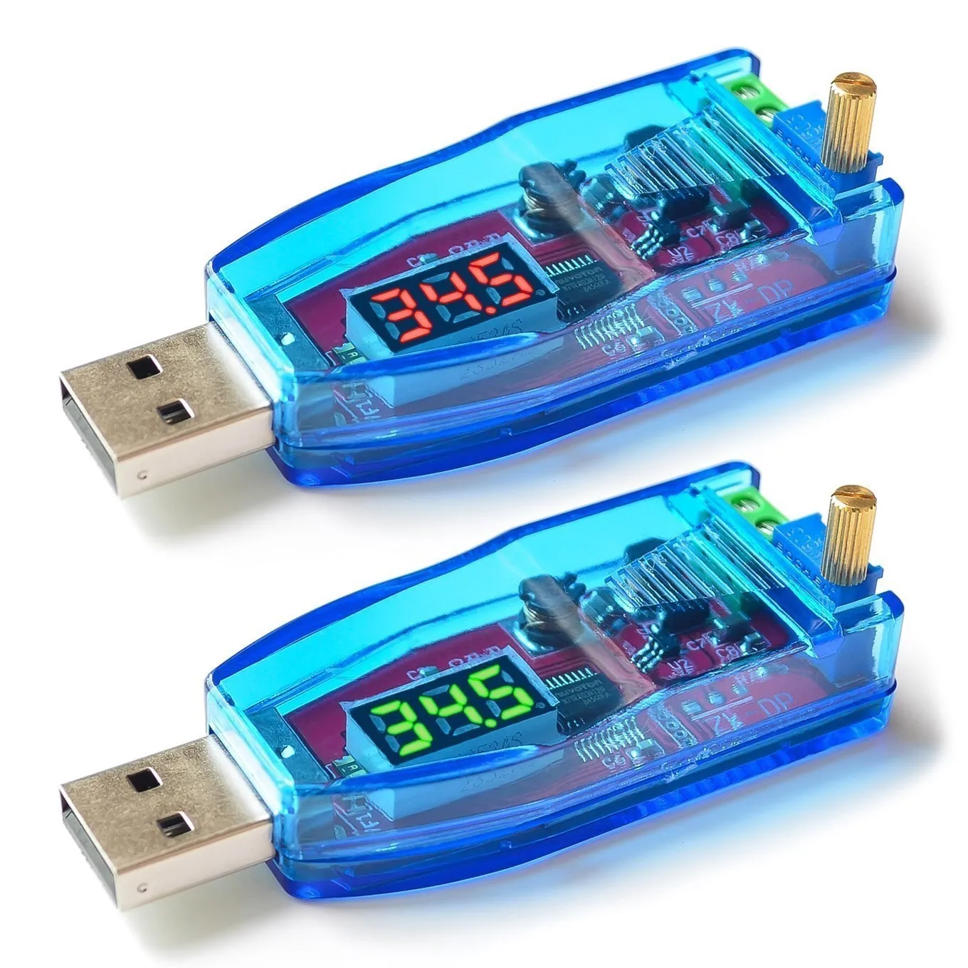DC-DC da 5 V a 3,3 V 9 V 12 V 24 V USB Step UP/Down Modulo di alimentazione Convertitore boost buck regolabile Uscita DC 1.0 V-24 V con custodia