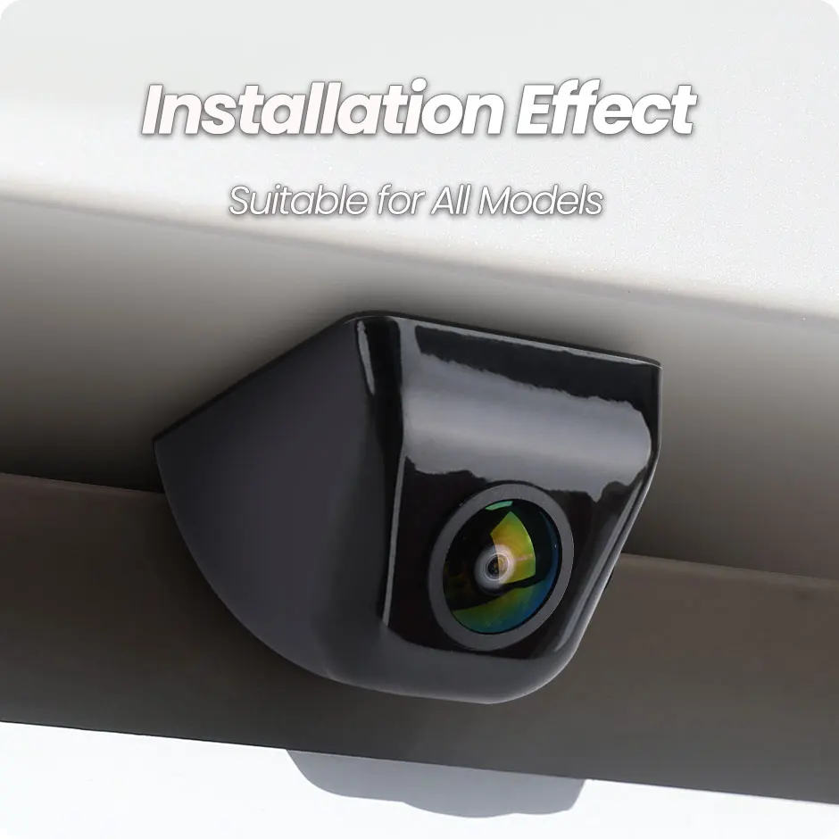 AHD 1920 x 1080P Auto-Rückfahrkamera 170 ° Full HD Nachtsicht-Fahrzeug-Rückfahrkamera vorne, verlustfreie Installation, 6-Folien-Objektiv Image