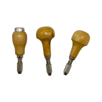 Juweliere Pin Vise Vice Holzgriff mit 1 Spannfutter Twisting Wire Wrapping Drill Tool Kit Schmuckwerkzeuge