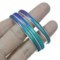Pulseras Bracciale rigido Cambia colore Emozione Sensazione cambiabile Umore Grafico Gioielli di moda Donne Braccialetti coordinati Orgoglio