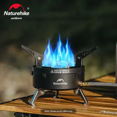 Naturehike Faint Star Camping Stove Foldable IGT Outdoor Gas Stove Tourist Gas Burner Picnic Stove Butane Fuel Stove Cookware