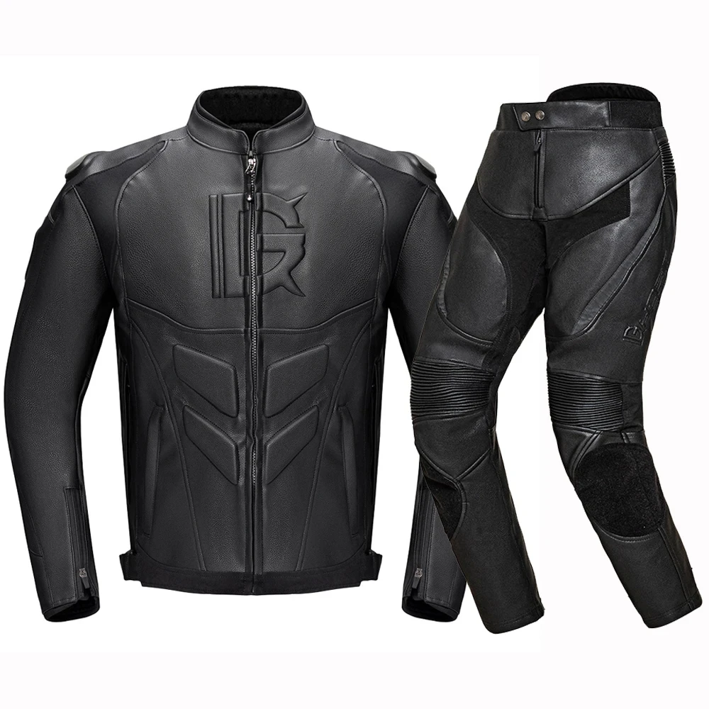 Giacca da moto in pelle da uomo Chaqueta Moto Tuta da moto impermeabile Giacca da equitazione per moto Giacca da motocross Abbigliamento da moto