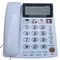 Desktop-Telefon, Anrufer-ID-Telefon mit 4 Bildpflege, FSK/DTMF-System, einstellbare Lautstärke und Helligkeit, Freisprecheinrichtung für Senioren