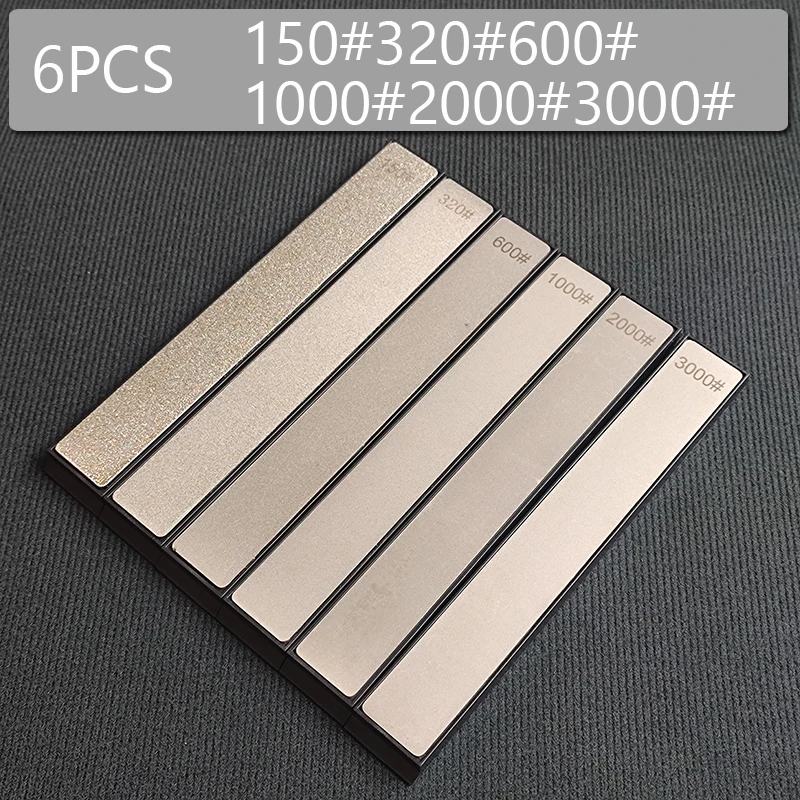 [6 stücke] Diamant steine Schleif klinge Mehrzweck-Außen schärfer Fest winkels chärfer zur Herstellung von Korrektur steinen Image