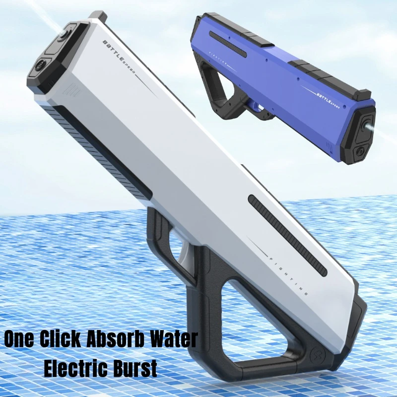 Automatische Absorption Wasser Kinder elektrische Burst Wasser pistole Sommer Outdoor Pool Garten Kampf Spiele Kinder Hochdruck Wasser pistole Spielzeug
