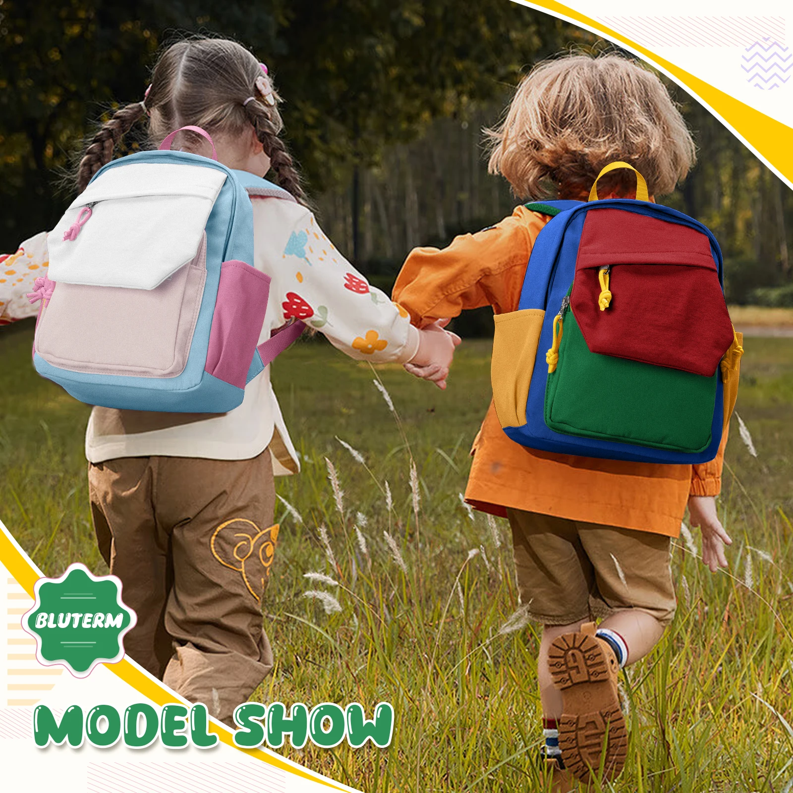 Sac à dos pour enfants garçons filles Mimi sac à dos, sac à dos préscolaire pour enfants âgés de 3 à 6 ans sac à dos d'école pour enfants de première année, cartable