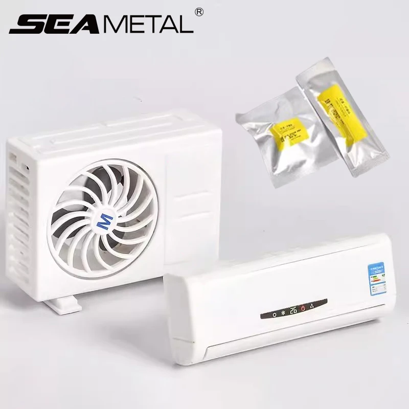 Seametal 2pcs Auto Lufter frischer natürlichen Duft Düfte Diffusor lustige Ornamente Solar Rotation Entlüftung ätherischen Öl Diffusor Image