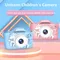 Giocattoli per fotocamera per bambini schermo da 2 pollici HD Unicorn Cartoon fotocamere digitali