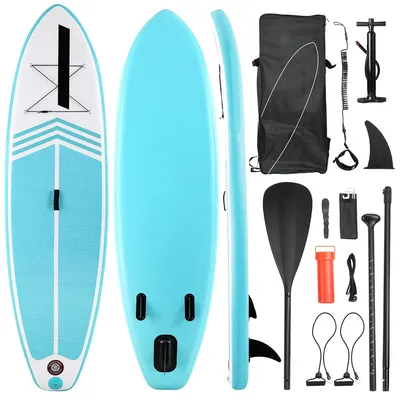 Inflatable Stand up Paddle Board SUP Inflatable Paddle Board with Paddleboard Accessories Triple