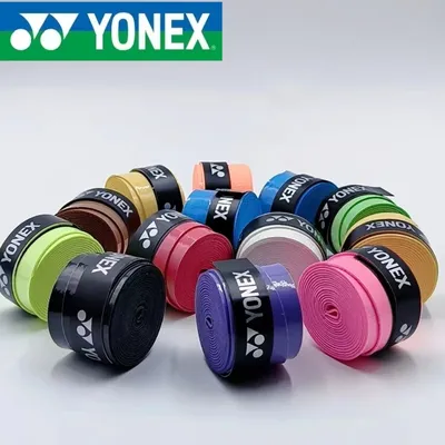 12PC YONEX Badminton Racquet Tape Anti Slip And Sweat-Absorbing Grip Wrapping Tape Tennis Sports