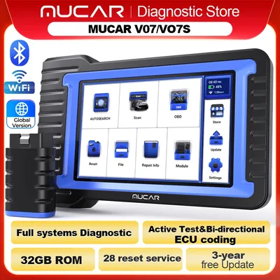 MUCAR VO7/VO7S Car Diagnostic Tool Bi-Directional ECU Coding Obd2 Scanner Full System Diagnosis 28