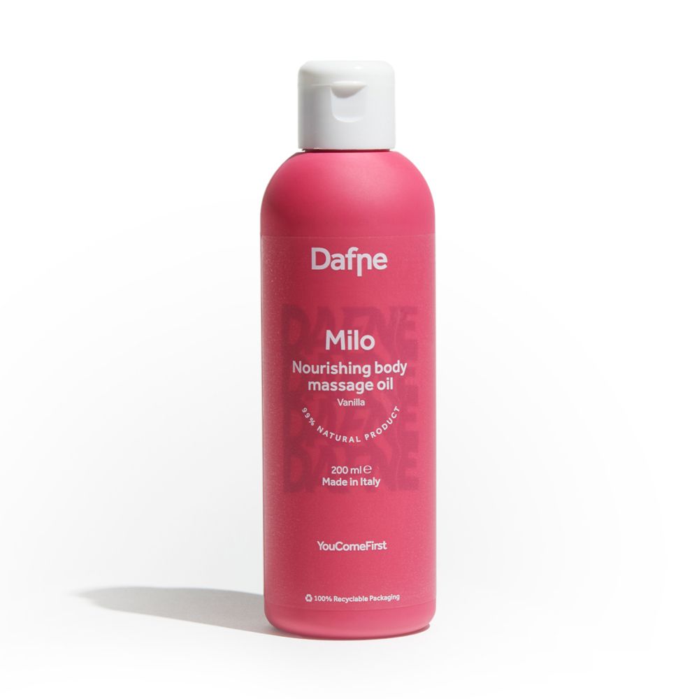 Dafne Milo Olio Naturale Massaggi Corpo Nutriente Vaniglia 200 ml da m