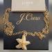 J. Crew Jewelry | J. Crew Jewelry | Jcrew Crystal Starfish Necklace | Color: Gold | Size: Os | Kmp | Color: Gold | Size: Os