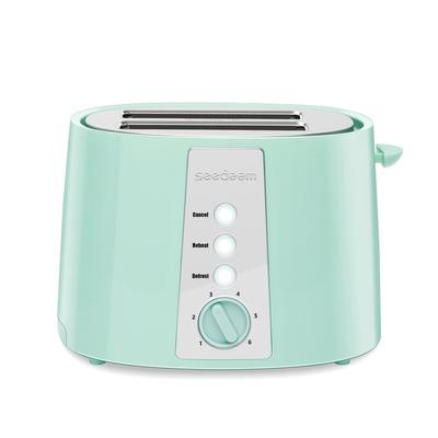Toaster 2 Slice,6 Shade Settings, Removable Crumb Tray, 750W