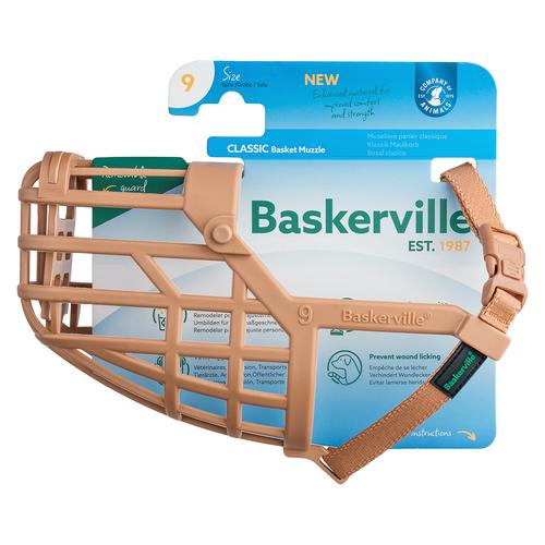 Baskerville Klassik Maulkorb Beige Gr.9 Hund