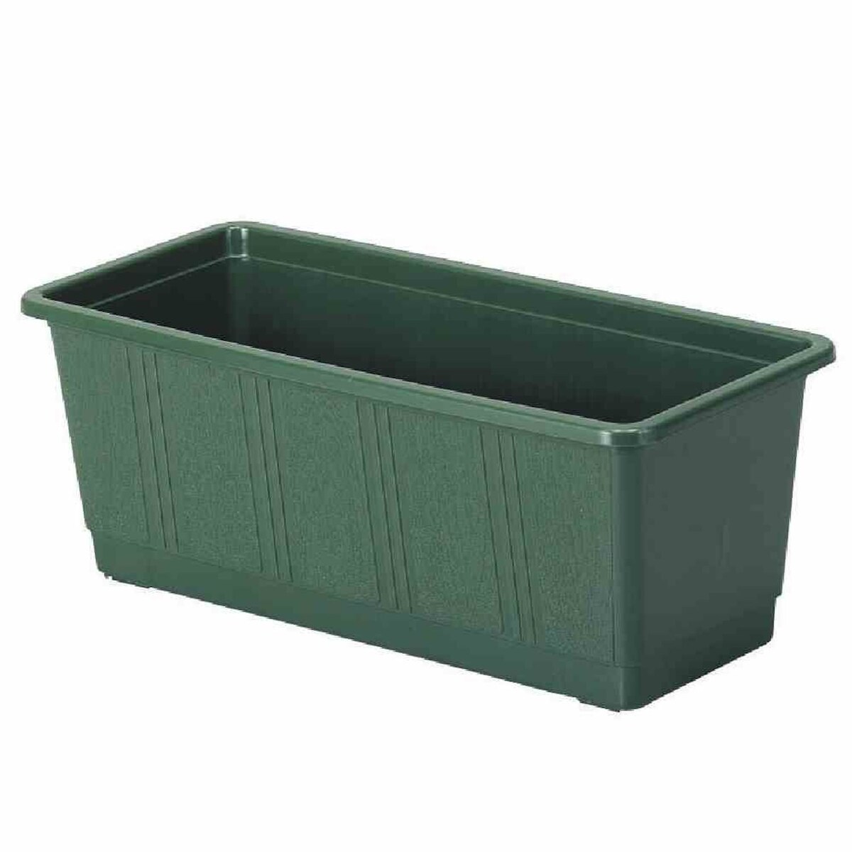 Geli Blumenkasten Standard 80 x 17,5 cm dunkelgrün eckig Grün Image