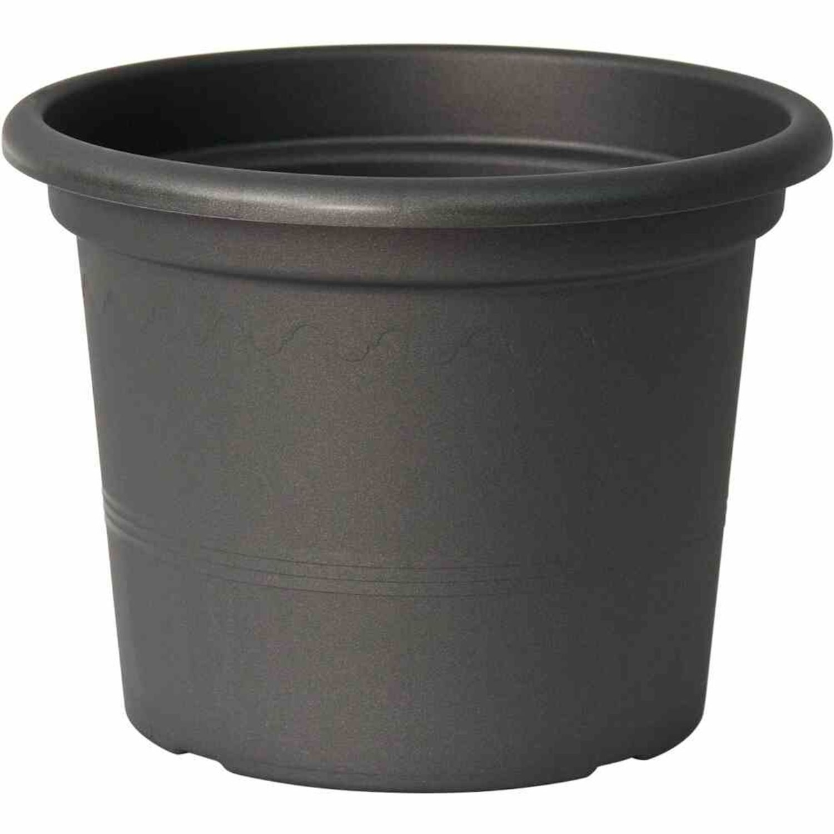 euro3plast Kübel GEO Ø 40 cm anthrazit rund anthrazit 40 Image