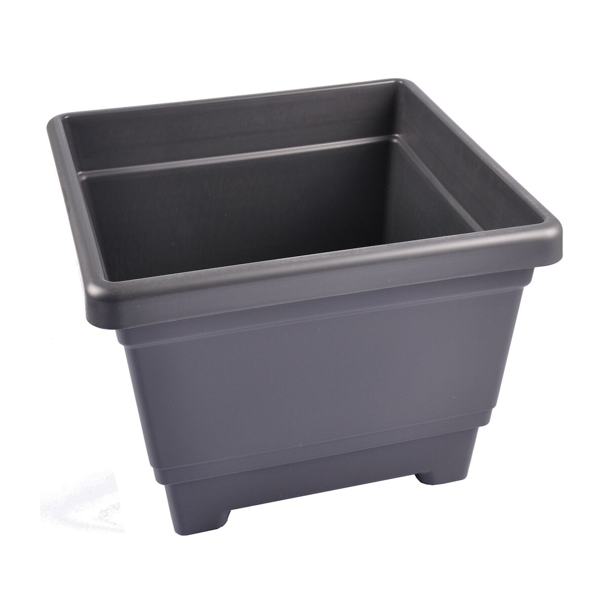 Alpfa Blumenkübel anthrazit Blumenkasten Pflanzkübel Blumentopf Pflanztopf Anthrazit Image