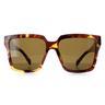 Prada Square Womens Tortoise Cognac Begonia Dark Brown PR24ZS - One Size | Prada Sale | Discount Designer Brands