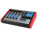 Mixer audio 6 canali con equalizzatore e display led suono Mp3 usb Rca ingresso 4 microfoni a