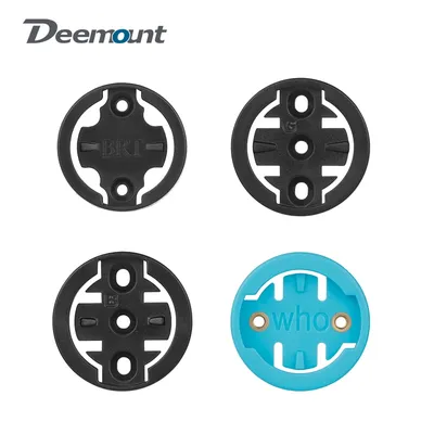 Deemount Bicycle Computer Mount Adapter for Garmin/Magene/Bryton/Wahoo Headlight Rear Radar Light