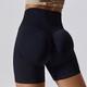 Per donna Shorts da Palestra Shorts da yoga Shorts da allenamento Fascia Elastica Vita Alta Yoga Allenamento in Palestra Pilates Pantaloncini Nero Blu Viola chiaro Gli sport Abbigliamento sportivo