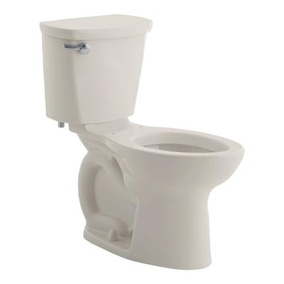 American Standard Cadet PRO 215CA004.222 Linen Vitreous China Floor-Mount Standard Height Elongated Toilet with 12" Rough-In - 1.6 GPF
