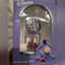 Disney Accents | Disney Winnie The Pooh Anniversary Eeyore Spin Pendulum Clock Glass Dome Gift | Color: Purple | Size: Os